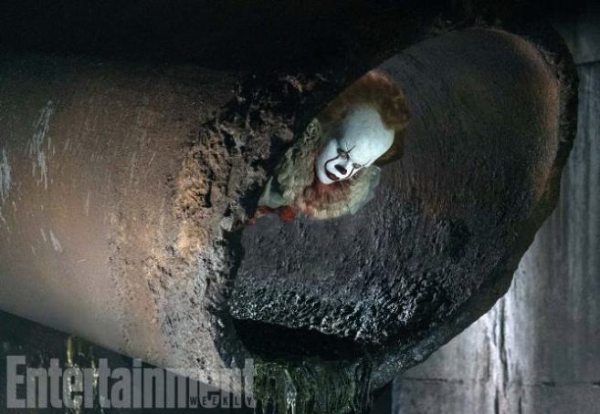 New Shot From the 'IT' Remake Stalks From The Sewers