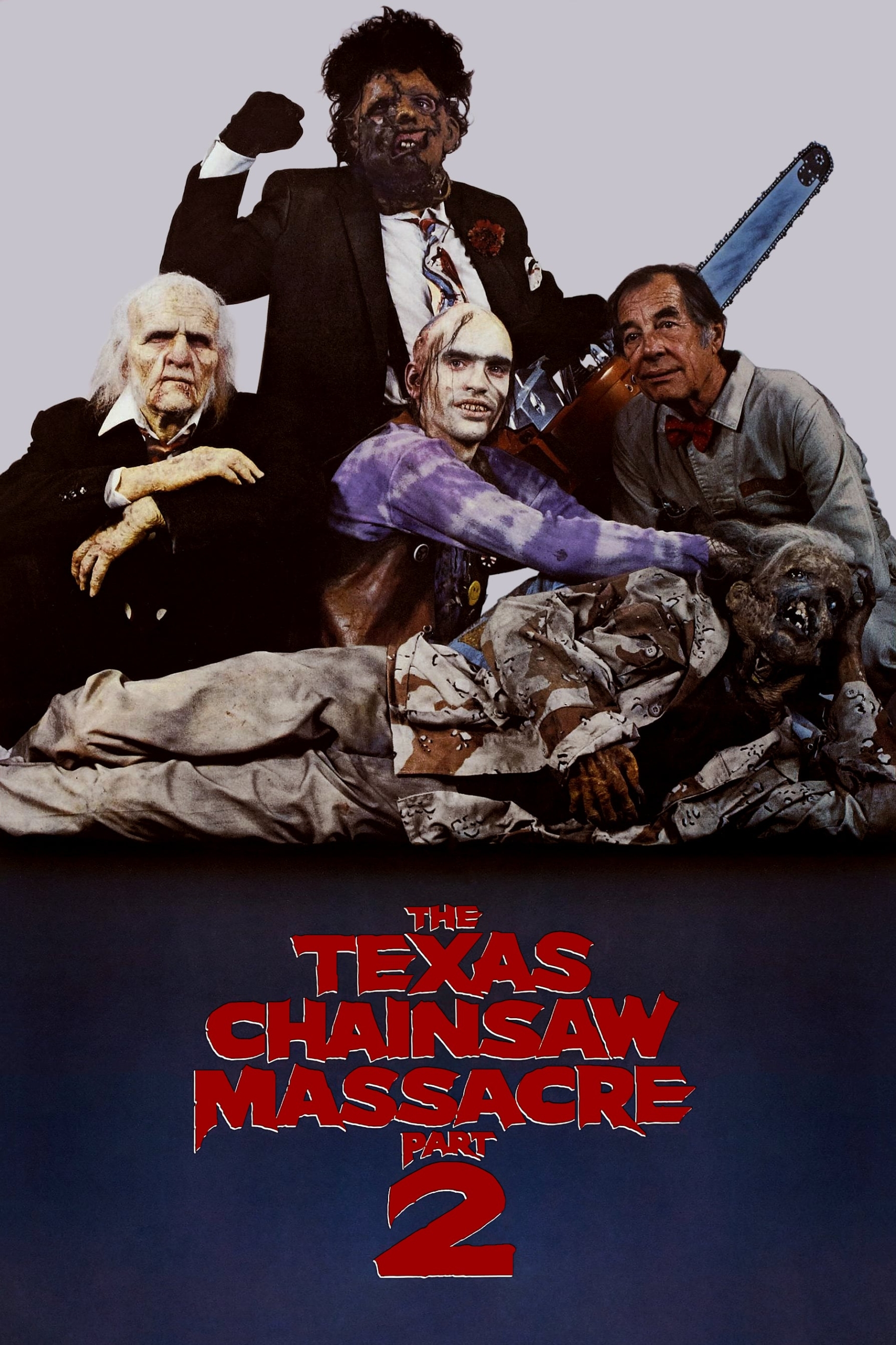 Poster for the movie "The Texas Chainsaw Massacre 2"