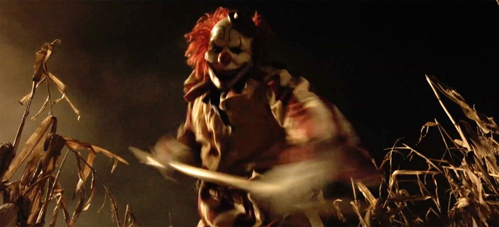Clown in a Cornfield